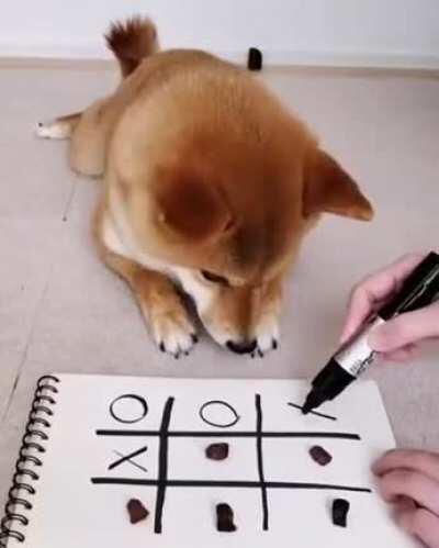 Smart pupper plays Tic-Tac-Toe