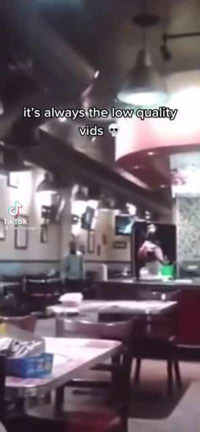 Idiot kids tryna jump tables at a diner