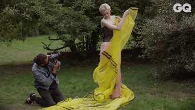 Elizabeth Debicki;s Plot at GQ Photoshoot