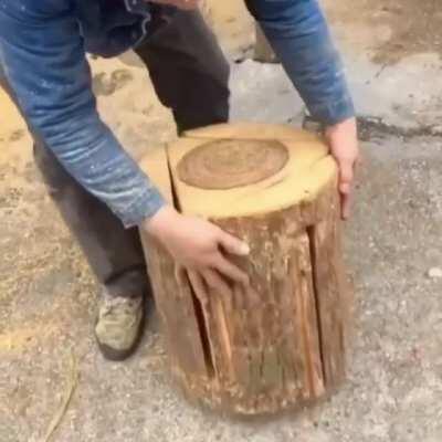 Woodwork skills are on point