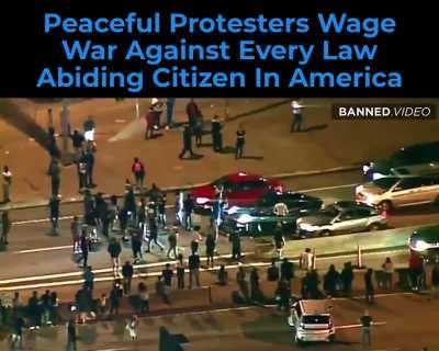 Peaceful Protesters Wage War Against Every Law Abiding Citizen In America