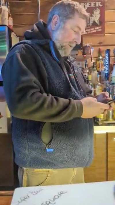 South Dakota Veteran Has Some Choice Words For A Bartender At The Outpost Lodge After Being Denied Service