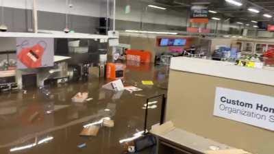 Glad this user posted this video online, our store was flooded. I have pictures of the aftermath, who wants to see?
