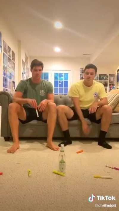 These guys' trick shots... Their reactions say it all!