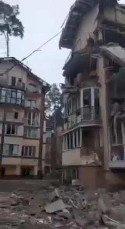 Residential Neighborhood in Irpin outside of Kyiv