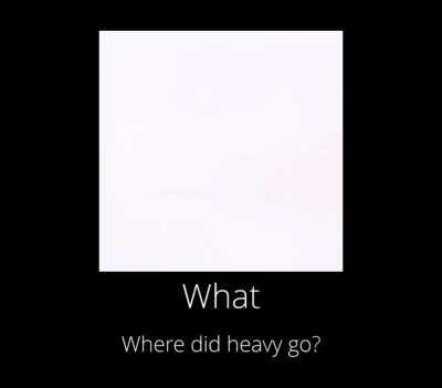 Where has heavy gone?