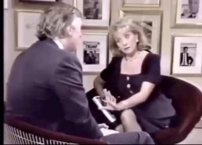 Barbara Walter Was Done With Trump Bullshit in 1990