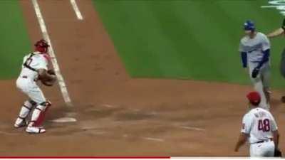 Trea Turner with the smoothest fucking slide ever.