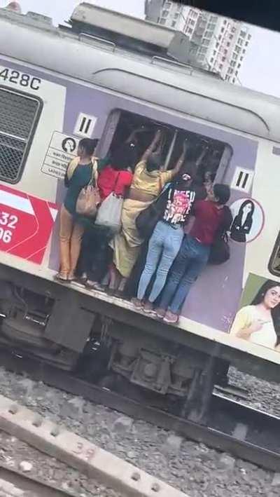 This is a video from Mumbai's local train. For some people this might be insanity, but for a common man in Mumbai this is an everyday routine. Mumbai has become one of the most population dense cities in recent times and India has officially become the mo