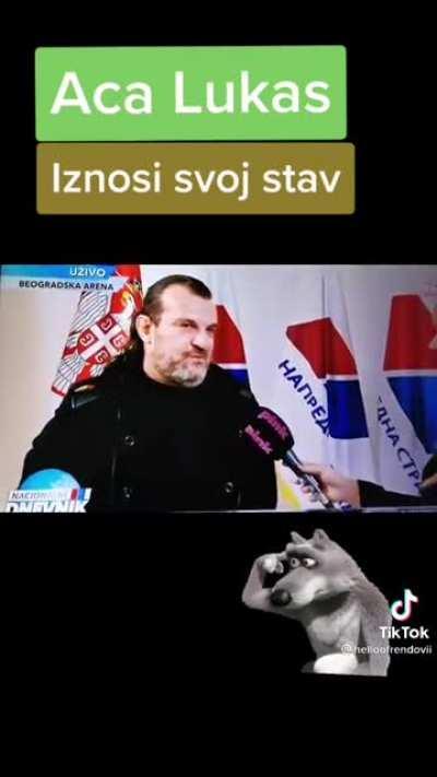 Aca Lukas JASNO iznosi svoj stav.