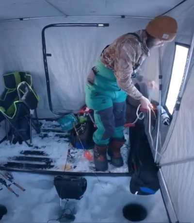 Ice fishing