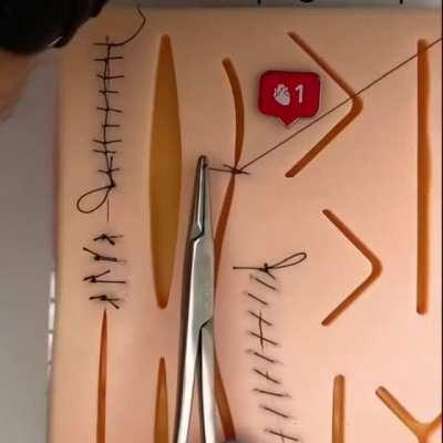 This suture kit that lets you perform the most tricky suturing techniques and knots