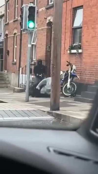 Bike thief gets some nice karma (Dublin, Ireland )