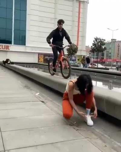 HMFT after riding a bike