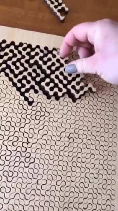 The way these puzzle pieces fit into place