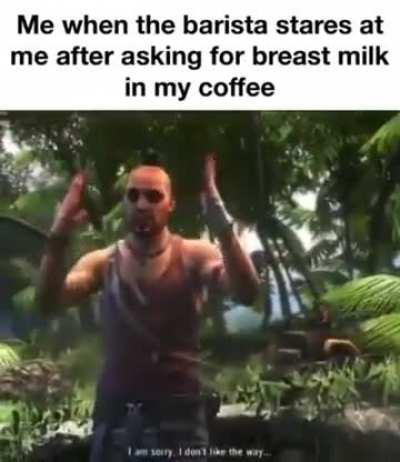 I just want your milk