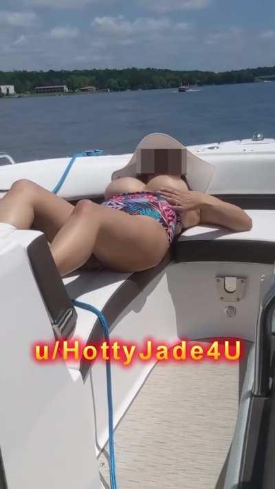 Boobs on a boat