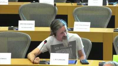 Luke 'Ming' Flannagan debates Cannabis in the European Parliament TODAY