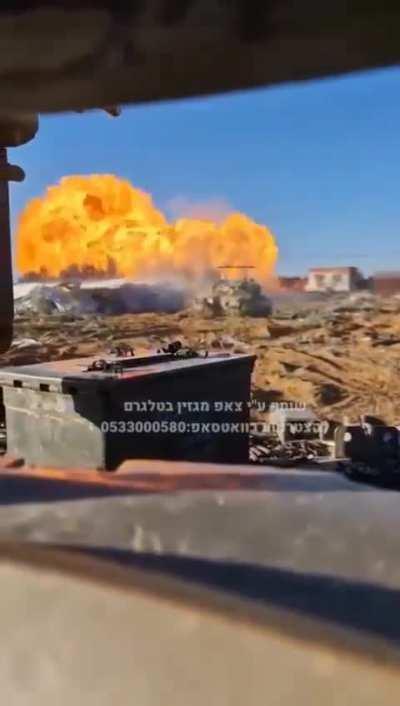 Palestinian channels say IDF soldiers blew up the Abu Jarad gas station in East Rafah in the southern Gaza Strip.