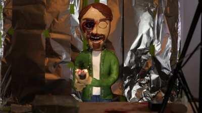 One of my puppets finally gets his revenge on me in this short stop motion animation!