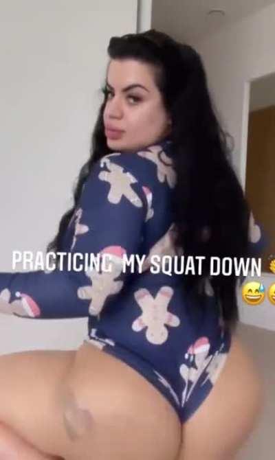 Squat ass clap