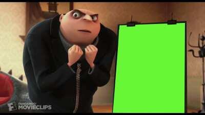 As a follow up to u/I-have-a-brain-too, I have created this HD Gru template in After Effects (it took a long time). DM me if you want the project file or the gif in an .avi format!