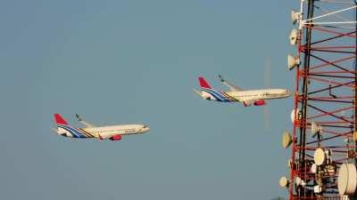 737s in formation over Pretoria 8th July