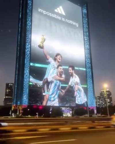 This Lionel Messi Billboard is insane