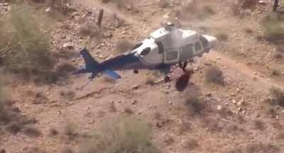 Helicopter rescue of 74-year-old woman goes wildly wrong