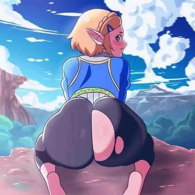 Zelda caught twerking her perfect fat ass, she doesn’t mind