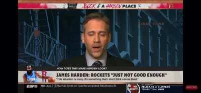 Max Kellerman calls out James Harden for showing up 