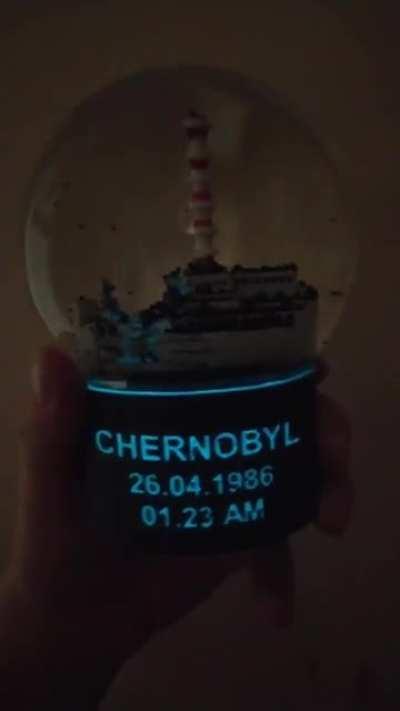 Chernobyl snow globe☢️