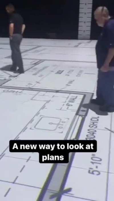 Life-size floor plans for a better understanding