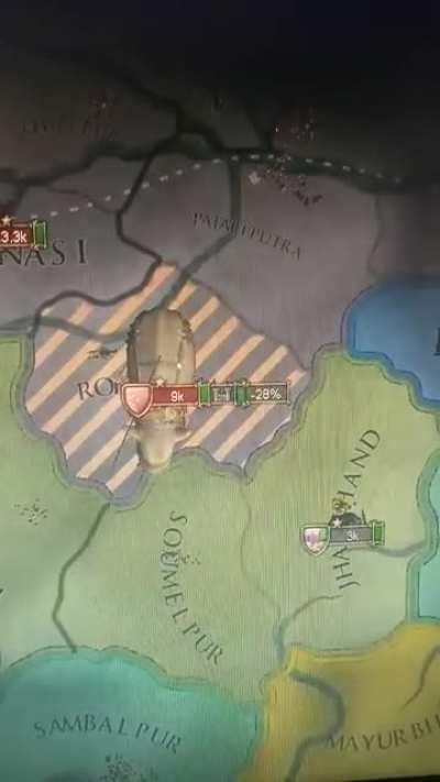 Ai winning a siege at -28% Howwww