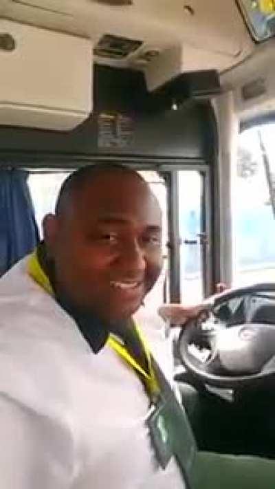 A daredevil bus driver