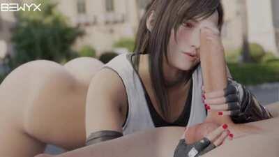 Tifa blowjob (Bewyx) [Final Fantasy]