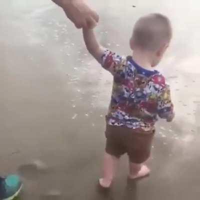 Seeing the sea for the first time