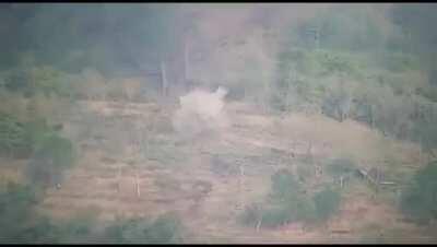 Pakistan Army targeting Indian Posts in various sectors of Kashmir