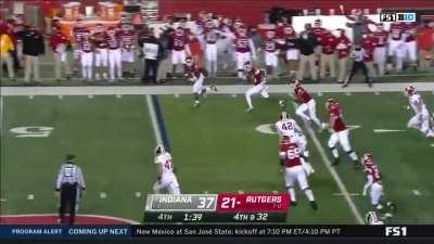 Rutgers football nearly pulls of the craziest sequence of events I have ever seen in a football game