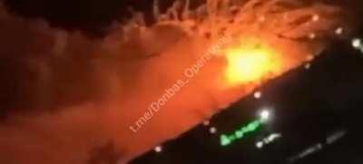 An ammo depot exploded in Kotluban, Russia tonight