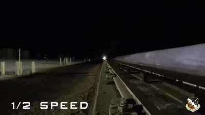 Hypersonic sled test / 6.599 mph / Holloman Air Force Base