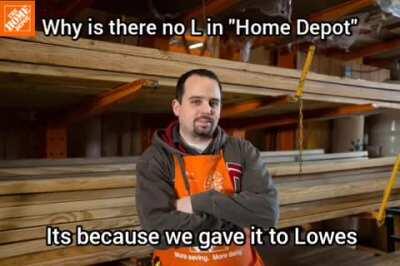 Imagine shopping at Lowe’s.