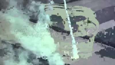 Strike with ATACMS ballistic missiles on positions of the S-400 complex in Mospyne