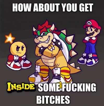 Bowser givss you some advice caw caw