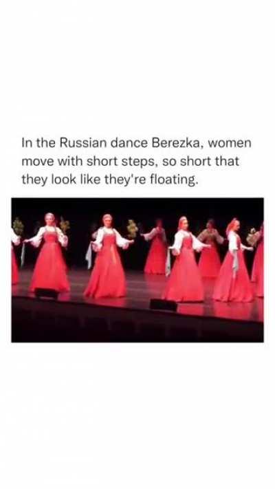 The Russian floating dance