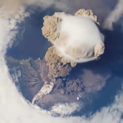 Sarychev Volcano Eruption from the International Space Station