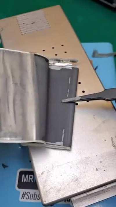 Inside of a phone battery