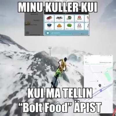 &quot;Bolt Food&quot; stiilis moment