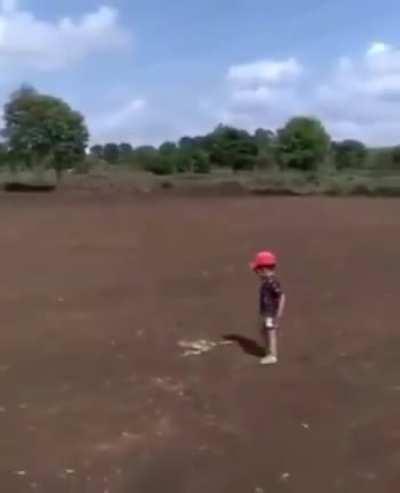 Just a nice afternoon nature walk with a toddler...in India