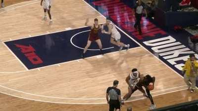 Uber eats driver tries to deliver McDonalds in the middle of a college basketball game